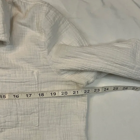 J Crew gauze button down shirt - Picture 5 of 8